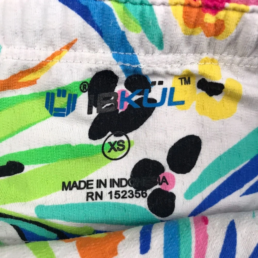 IBKul Wrap Skort Womens XS Multi Floral Performance Golf Pickleball Tennis Skirt